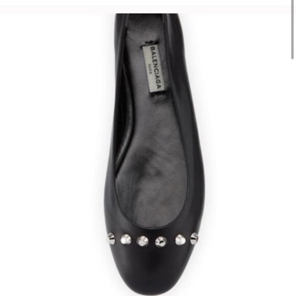 NWT Balenciaga cap toe stud ballet flats - Picture 2 of 7